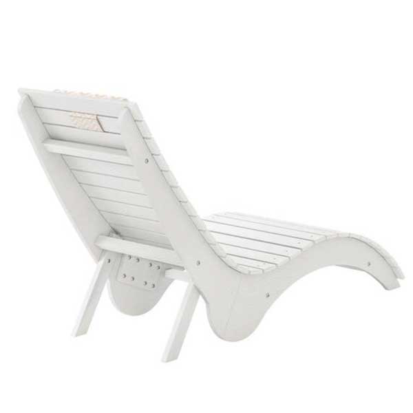 Outdoor Floating Pool Lounger FRP - Submerged Sun Bed, Immersed Sun Lounger, Water Dip Laguna Wave Sunbed back
