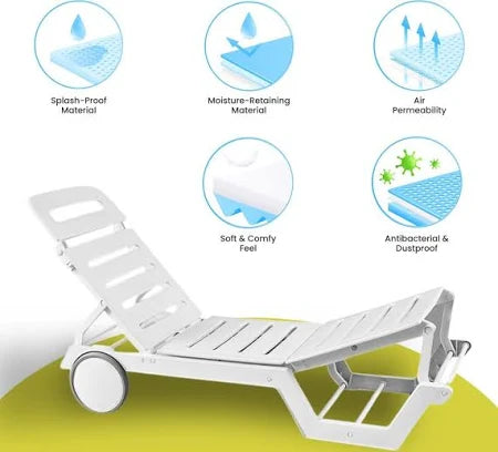 Outdoor Floating Pool Lounger FRP - Submerged Sun Bed, Immersed Sun Lounger, Water Dip Sun Lounger FlexiLounge Sun bed
