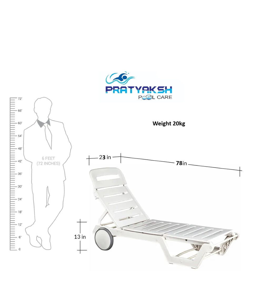 Outdoor Floating Pool Lounger FRP - Submerged Sun Bed, Immersed Sun Lounger, Water Dip Sun Lounger FlexiLounge Sun bed