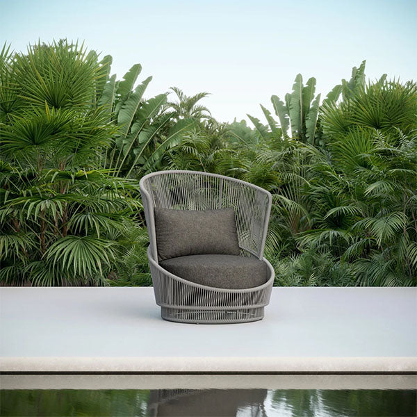 Outdoor Furniture Alluminum Braided & Rope Sofa- Loftoro 