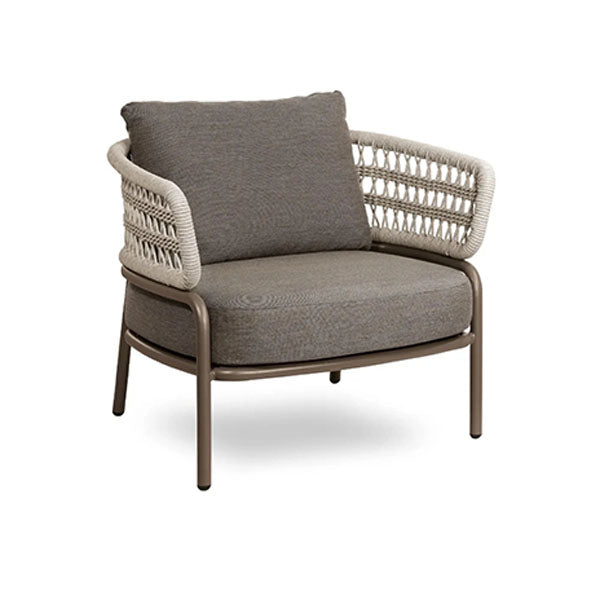 Outdoor Furniture Alluminum Braided & Rope Sofa- StrataBraid