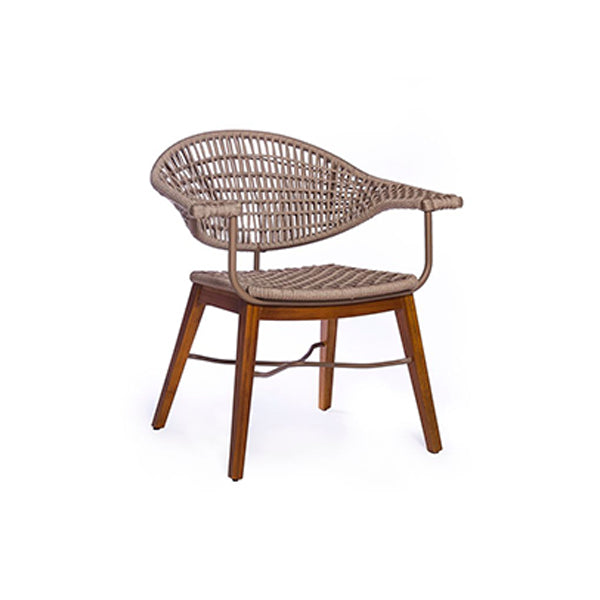 Outdoor Furniture Braid and Rope Heigh Back Chair,Lazy Chair, Rest Chair, Easy Chair, Ocassional chair - Chariqa
