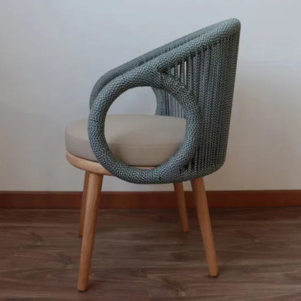 Outdoor Furniture Braid and Rope Heigh Back Chair,Lazy Chair, Rest Chair, Easy Chair, Ocassional chair - Fabrisse