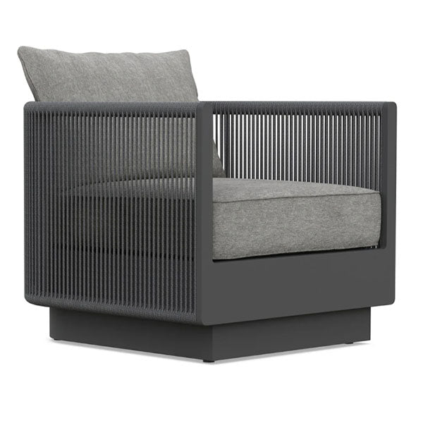 Outdoor Furniture Braid and Rope Heigh Back Chair,Lazy Chair, Rest Chair, Easy Chair, Ocassional chair - Lussera