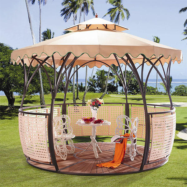 Outdoor Wicker Cabana & Gazebo - Nuvex Gazebo