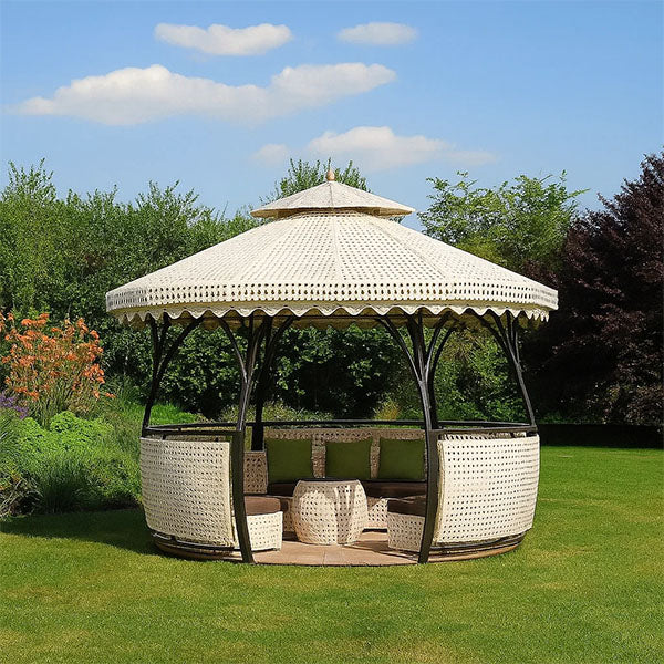 Outdoor Wicker Cabana & Gazebo - Nuvex Gazebo