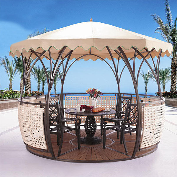 Outdoor Wicker Cabana & Gazebo - Nuvex Gazebo