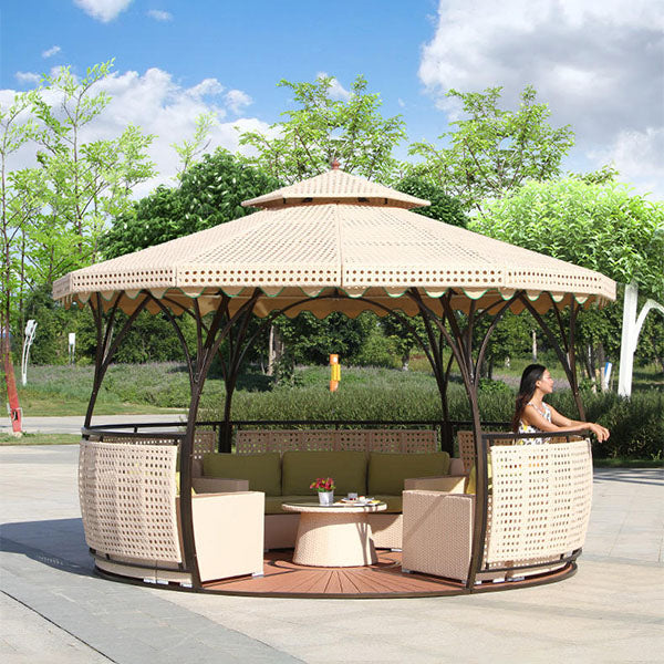 Outdoor Wicker Cabana & Gazebo - Nuvex Gazebo