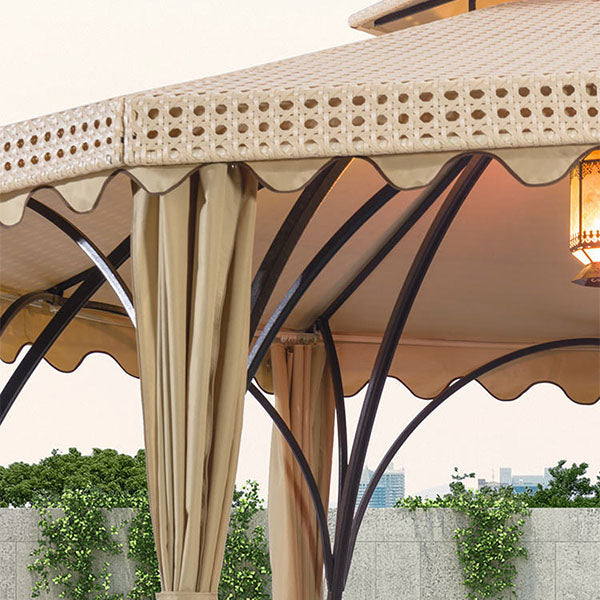 Outdoor Wicker Cabana & Gazebo - Nuvex Gazebo