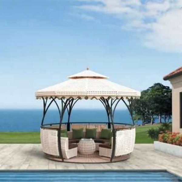 Outdoor Wicker Cabana & Gazebo - Nuvex Gazebo