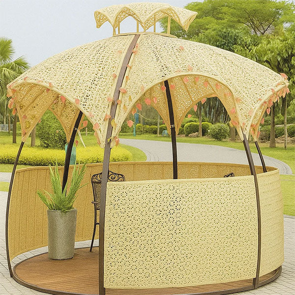 Outdoor Wicker Cabana & Gazebo - PureSpan Gazebo