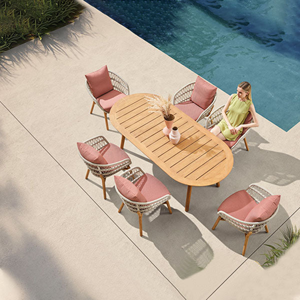 Outdoor Wood - Dining Set - Divine Rest