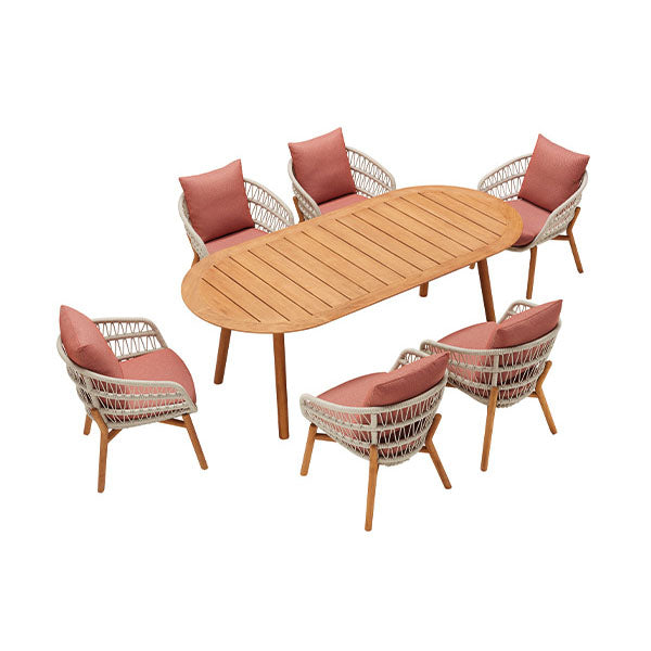 Outdoor Wood - Dining Set - Divine Rest
