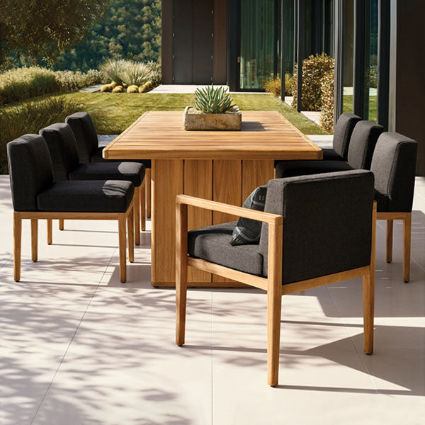 Outdoor Wood - Dining Set - Dusk