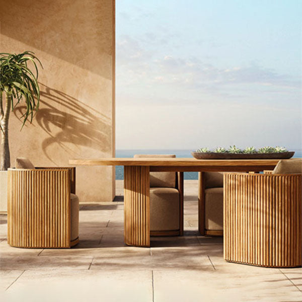 Outdoor Wood - Dining Set - Grand Oak