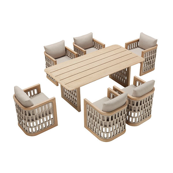 Outdoor Wood - Dining Set - Sereno Set 1
