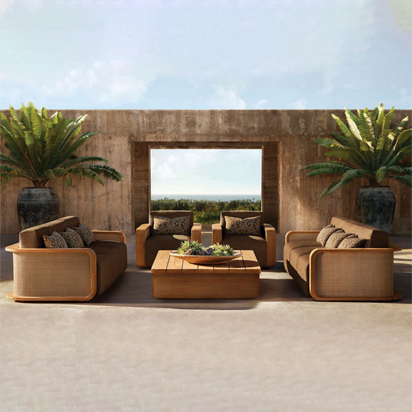 Outdoor Wood - Sofa Set - Feast Bliss