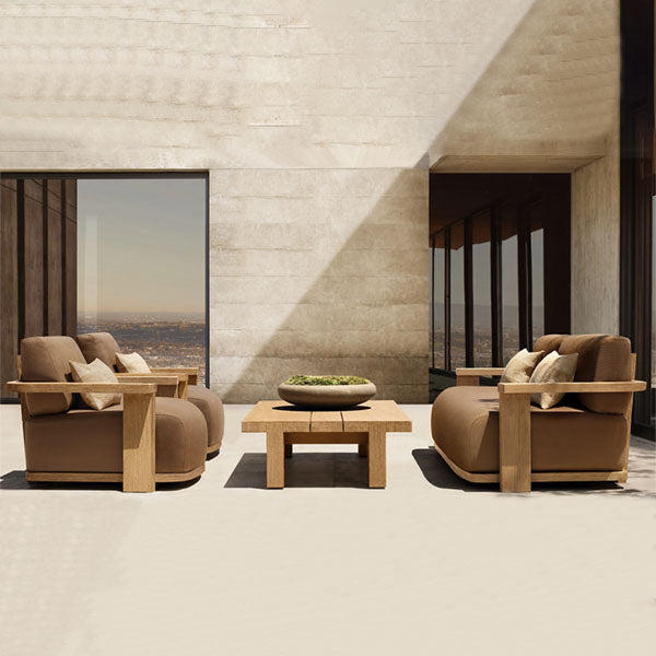 Outdoor Wood - Sofa Set - Plated Perfection