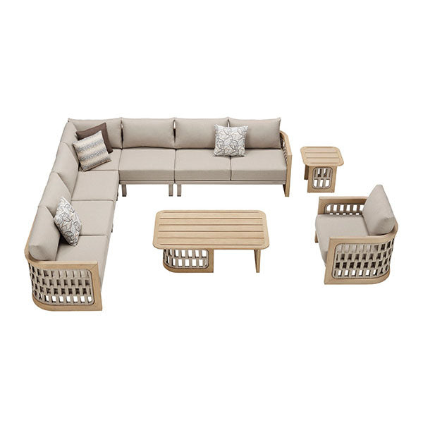 Outdoor Wood - Sofa Set - Sereno Set 1`