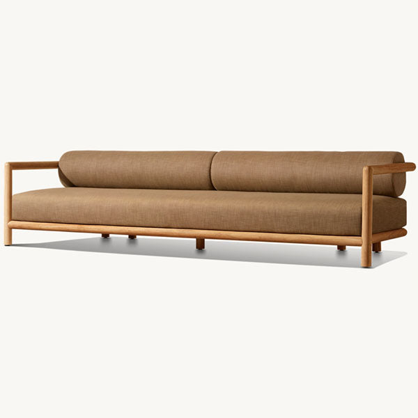 Outdoor Wood - Sofa Set - Verdant Retreat