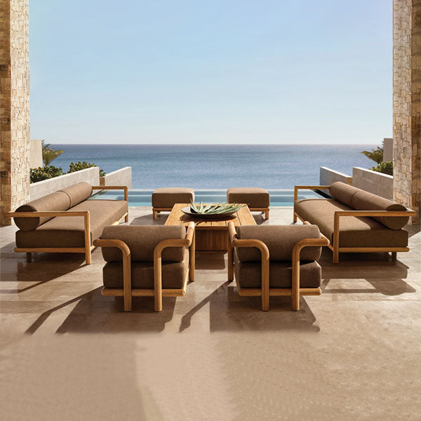 Outdoor Wood - Sofa Set - Verdant Retreat 1