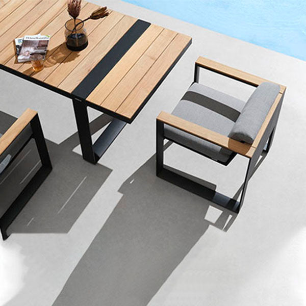Outdoor Wood & Alluminum - Dining Set - The Soulwood Table