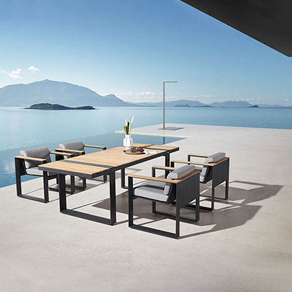 Outdoor Wood & Alluminum - Dining Set - The Soulwood Table