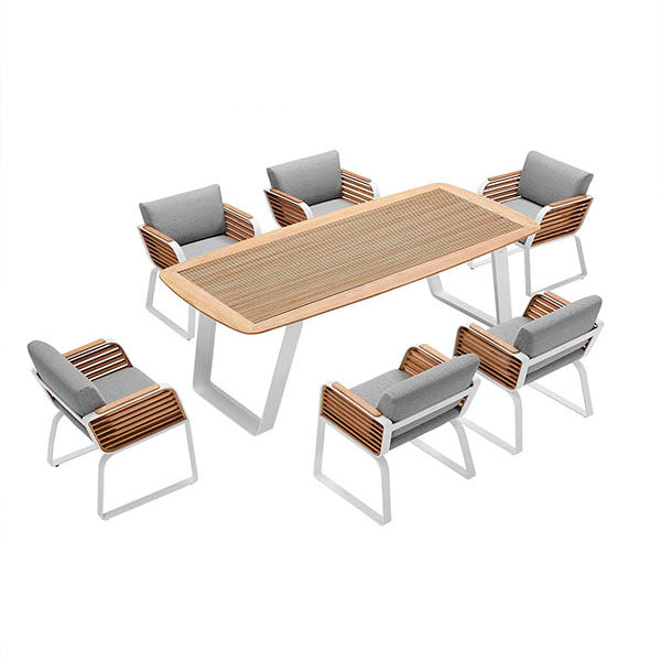 Outdoor Wood & Aluminum - Dining Set - Eats & Treats