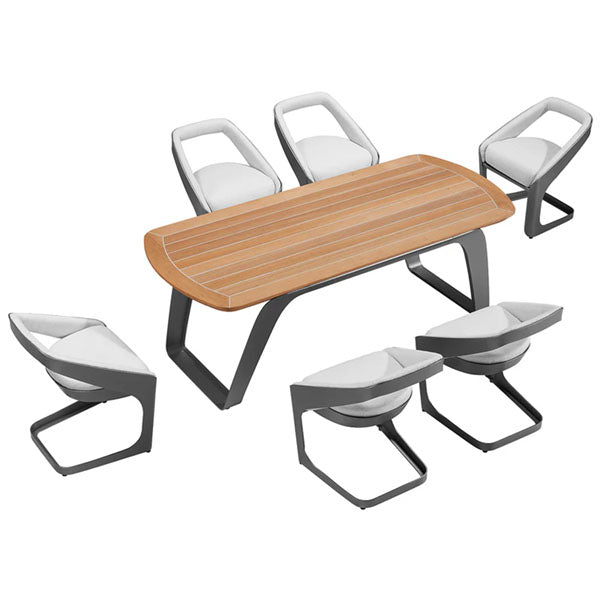 Outdoor Wood & Aluminum - Dining Set - Royal Dine