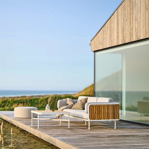 Outdoor Wood & Aluminum - Sofa Set -MetalHaus