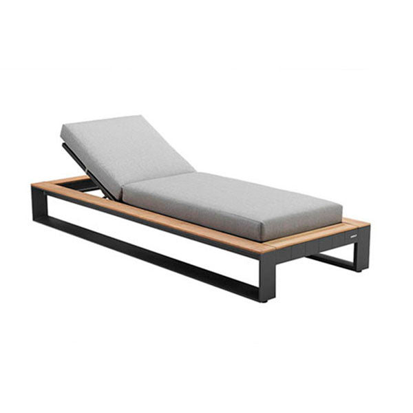 Outdoor Wood & Aluminum  - Sun Lounger - The Soulwood Table