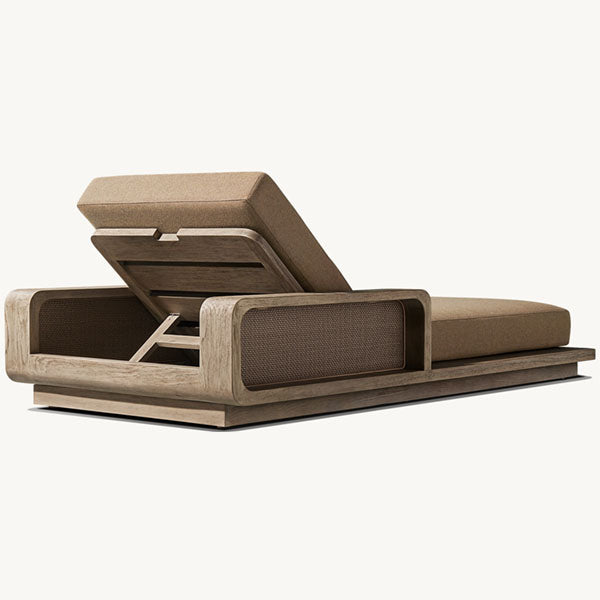 Outdoor Wooden - Sun Lounger - Feast Bliss 6