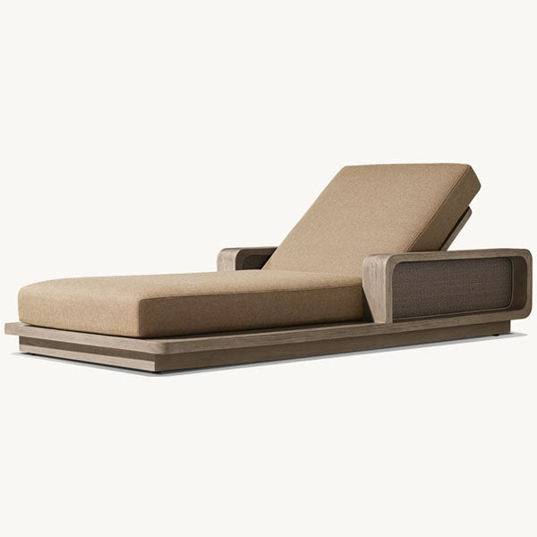 Outdoor Wooden - Sun Lounger - Feast Bliss 8