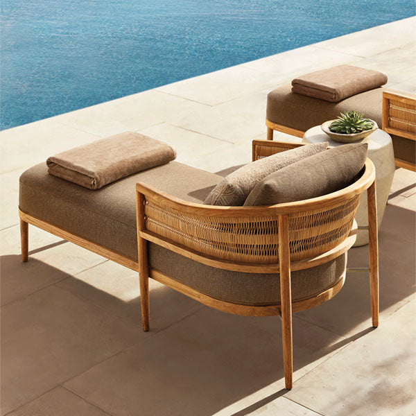 Outdoor Wooden - Sun Lounger - Grand Chester
