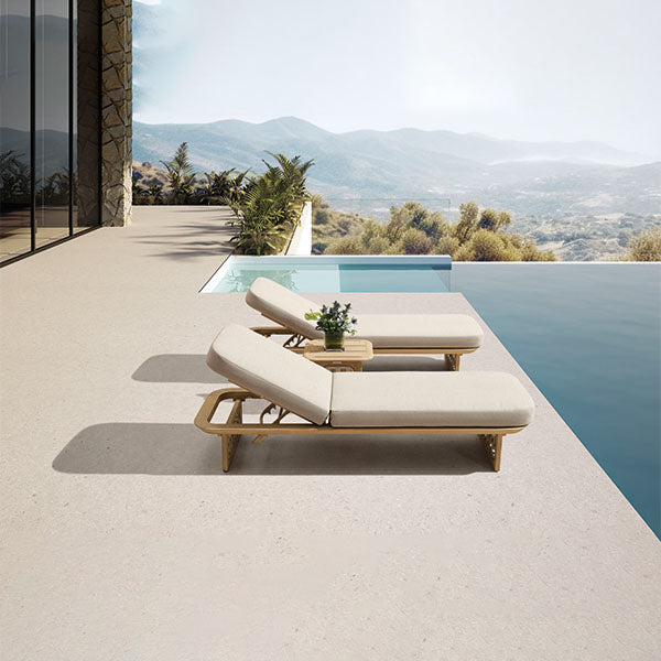 Outdoor Wooden - Sun Lounger - Sereno Set