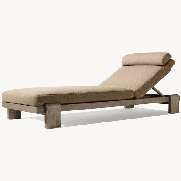 Outdoor Wooden - Sun Lounger - Sunspace