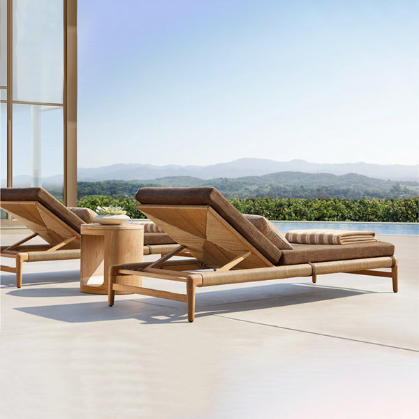 Outdoor Wooden - Sun Lounger - The Sunseeker