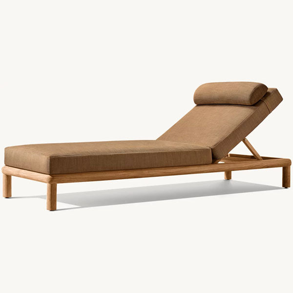 Outdoor Wooden - Sun Lounger - Verdant Retreat 1