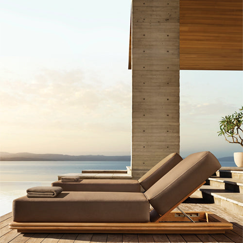 Outdoor Wooden - Sun Lounger - Zostera