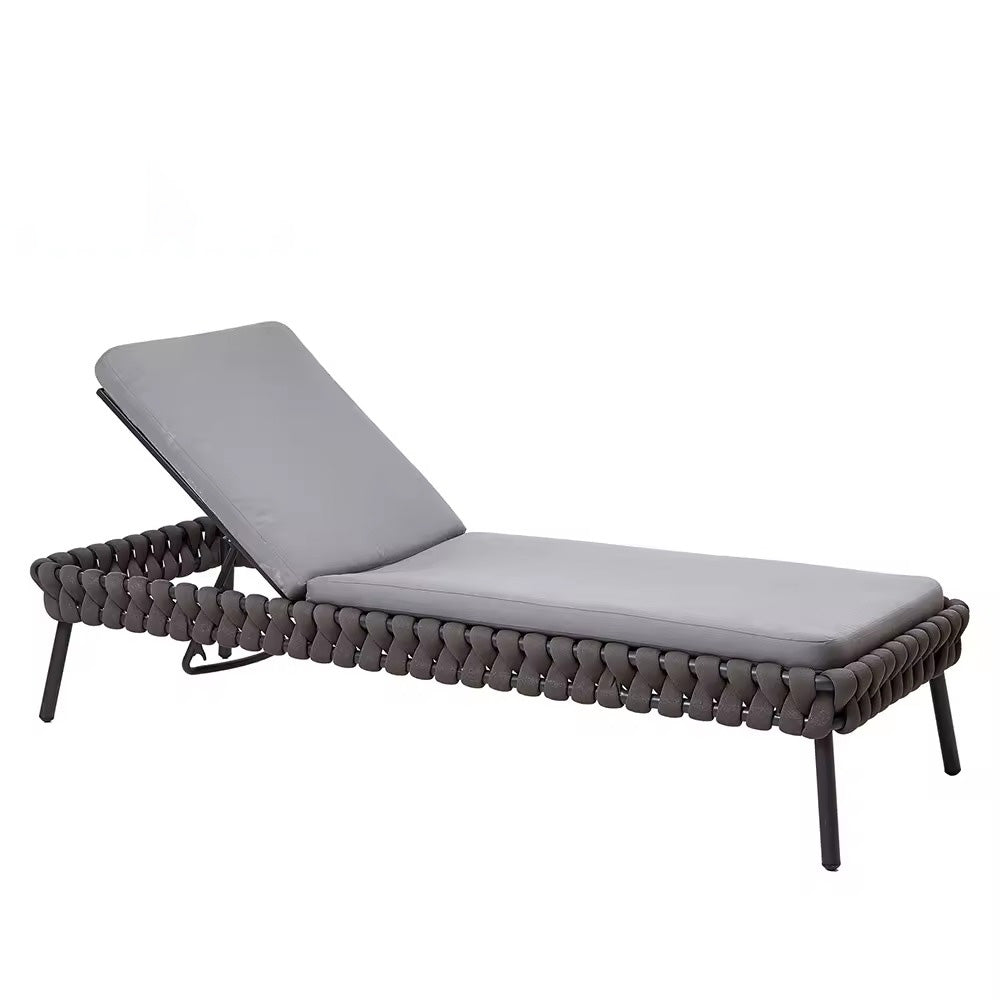 Outdoor Braided & Rope Sunlounger - Birilyant Prime