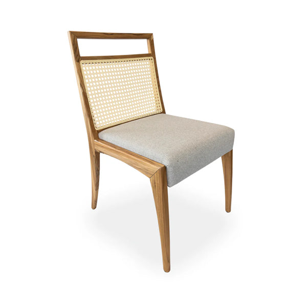 Wooden Cane & Rattan Dining Chair - Conviviality1