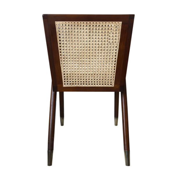 Wooden Cane & Rattan Dining Chair -  Homestead