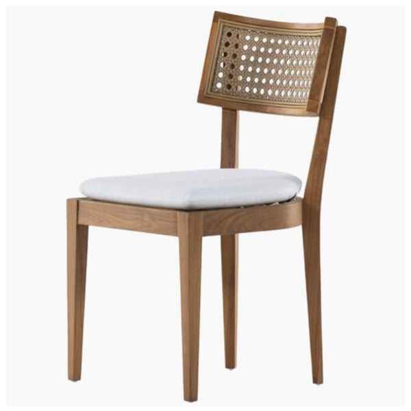 Wooden Cane & Rattan Dining Chair - Meal Chair