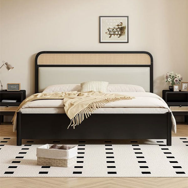 Wooden Cane & Rattan Furniture - Bed - Coffin Comfort