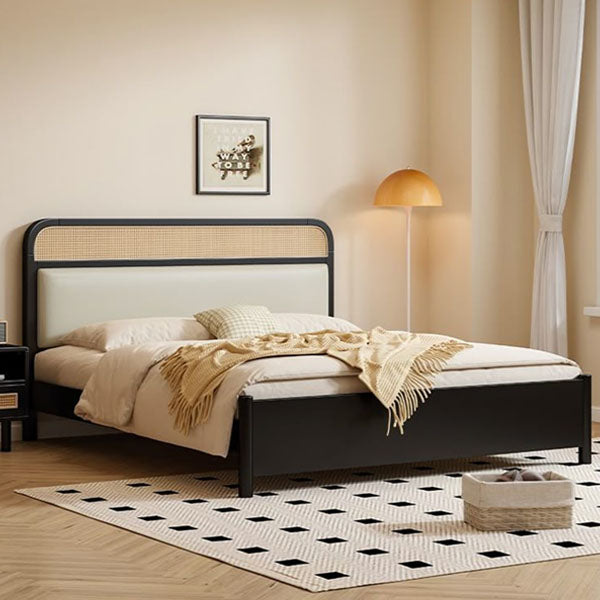 Wooden Cane & Rattan Furniture - Bed - Coffin Comfort