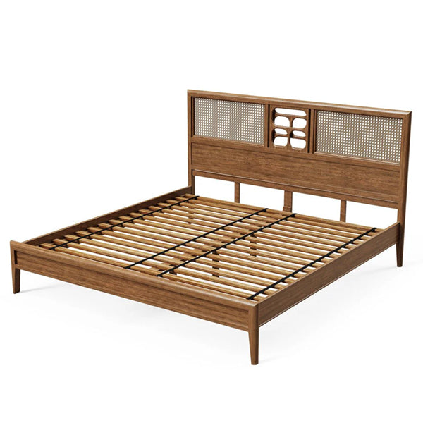 Wooden Cane & Rattan Furniture - Bed - DeepRest