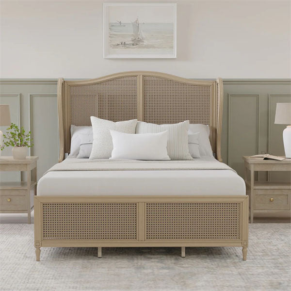 Wooden Cane & Rattan Furniture - Bed - Relief 0