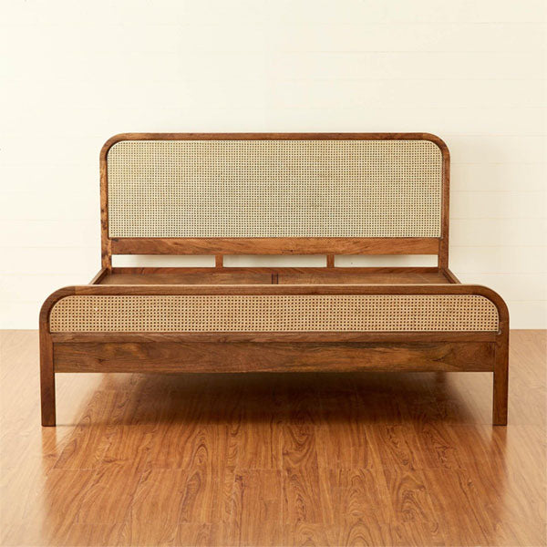 Wooden Cane & Rattan Furniture - Bed - SleepyRest