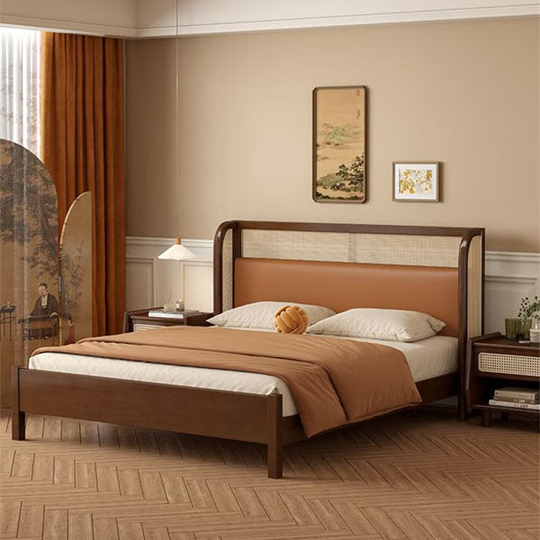 Wooden Cane & Rattan Furniture - Bed - The Gilded Cage