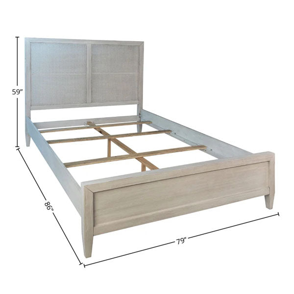 Wooden Cane & Rattan Furniture - Bed - Tranquility
